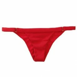 Beach Bunny Rib Tide Skimpy Bikini Bottoms In Red B17125B2-REDD Bikinis 7 Beach Bunny Rib Tide Skimpy Bikini Bottoms In Red B17125B2-REDD Bikinis