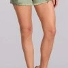 Celebrity Pink Jeans Resort Wear Celebrity Pink Jean 3" Mid Rise Crochet Applique Shorts In Reseda CJ30902E30
