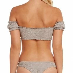 Chloe Rose Honey Bikini Set In Khaki