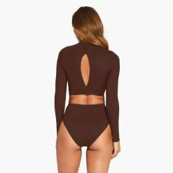 Swimsuits Vitamin A Chocolate Ecorib Remy Rashguard