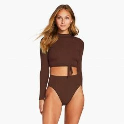 Swimsuits Vitamin A Chocolate Ecorib Remy Rashguard