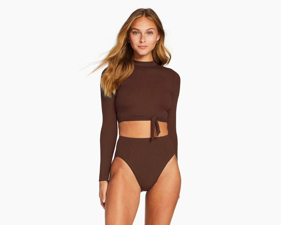 Swimsuits Vitamin A Chocolate Ecorib Remy Rashguard 3 Swimsuits Vitamin A Chocolate Ecorib Remy Rashguard