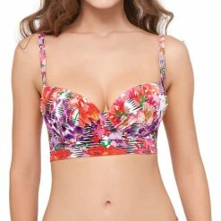 Almost Gone Bikinis Profile By Gottex Tropical Mirror Fold Over Bottom Bikini Bottom