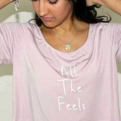 Été Apparels Ete Apparel All The Feels Crop Top Tee 1-13-BLSH-ATF-17-P