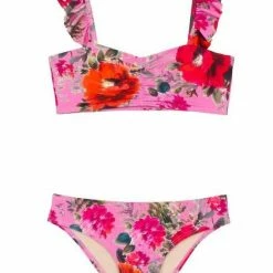 Bikinis PQ Swim Girls Desert Rose Flutter Bikini Set