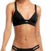 Vitamin A EcoLux Neutra Bralette Top In Black Swimsuits