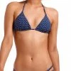 Swimsuits Vitamin A Gia Reversible Triangle Bikini Top In Rumba Dots