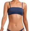 Vitamin A EcoLux Mila Bandeau Bikini Top In Deep Blue Swimsuits