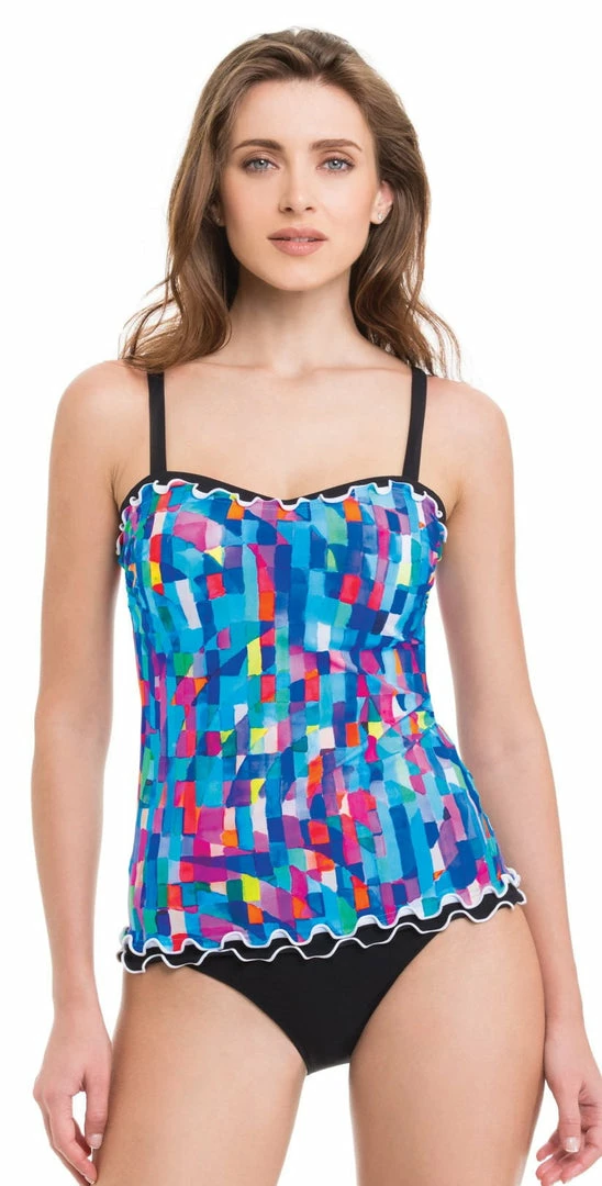 Profile By Gottex Serendipity Tankini Top E836-1E18-080 Tankinis 3 Profile By Gottex Serendipity Tankini Top E836-1E18-080 Tankinis