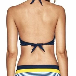 Bikinis Jets Panama Plunge Lace Up Bra Bikini Top J4870-OCNC