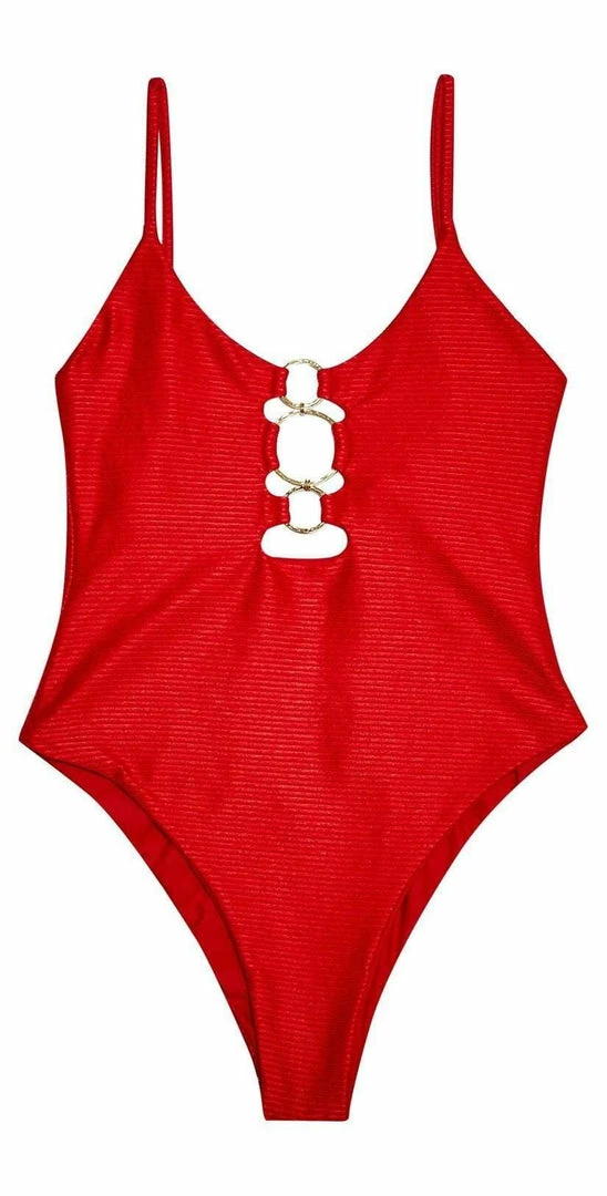 One Piece Swimsuits Beach Bunny Katrina One Piece Swimsuit In Red B191471P REDD 5 One Piece Swimsuits Beach Bunny Katrina One Piece Swimsuit In Red B191471P REDD