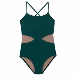 PQ Swim Amanda Stanton X PQ Girl's Fern Cutout One Piece Kids