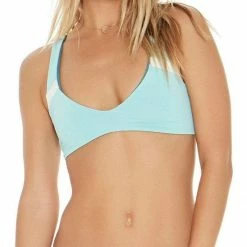 L*Space L Space Mia Color Block Reversible Bottom In Light Turquoise CBMAC16-LIT Bikinis
