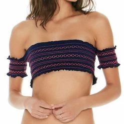 L*Space Bikinis L Space Adrianna Top In Midnight Blue LSADT18-MDB