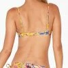 L*Space Lily Pacific Bloom Bikini Bottom In Sunshine Gold Bikinis