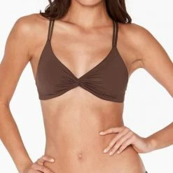 L*Space L Space Hartley Top In Chocolate LSHRT17-CHO Bikinis