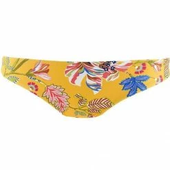 L*Space Emma Pacific Bloom Bikini Bottom In Sunshine Gold Bikinis