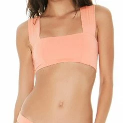 L*Space Bikinis L Space Sandy Bikini Bottom In Tropical Peach