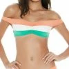 L*Space L Space Color Block Ziggy Top In Spearmint CBZGT18-SPR Bikinis