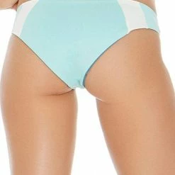 L*Space L Space Mia Color Block Reversible Bottom In Light Turquoise CBMAC16-LIT Bikinis