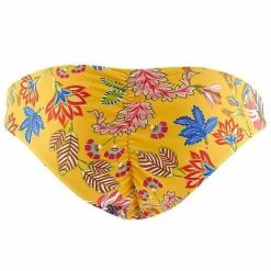 L*Space Emma Pacific Bloom Bikini Bottom In Sunshine Gold Bikinis