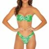 Luli Fama Rockstar Underwire Push Up Bandeau Top In Neon Lime 1 Luli Fama Rockstar Underwire Push Up Bandeau Top In Neon Lime
