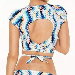 L Space Bowie Wrap Top DDBWR17-MUL