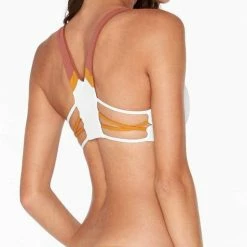 L*Space L Space Mia Color Block Bottom In White CBMAC18-WHT