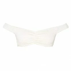 L*Space Bikinis L Space Ziggy Pucker Up Top In Cream PKZGT18-CRM