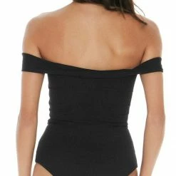 L*Space L Space Anja One Piece In Black RHAJMC18-BLK One Piece Swimsuits