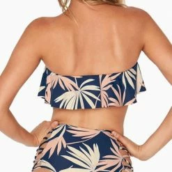 L*Space Bikinis L Space Tripp Bottom In Polynesian Palm PNTRB18-NVY 8 L*Space Bikinis L Space Tripp Bottom In Polynesian Palm PNTRB18-NVY