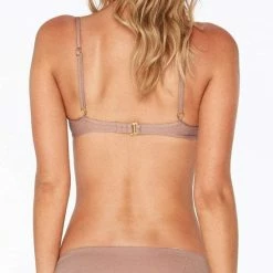 L*Space Bikinis L Space Priscilla Shine On Me Top In Dusty Pink SH82T18-DSP