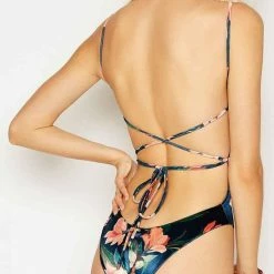 Beach Bunny Luna One Piece In Midnight Floral