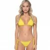 Bikinis PQ Swim Mila Triangle Top In Sunshine
