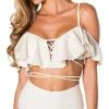 Montce Swim Bikinis Montce Palmilla Blanco La Caletta Top In Ivory