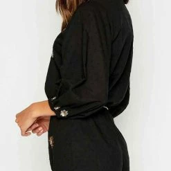 Beach Bunny Myra Romper In Black Resort Wear