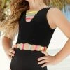Little Peixoto Girls Jade One Piece Swimsuit In Black 51706-S46
