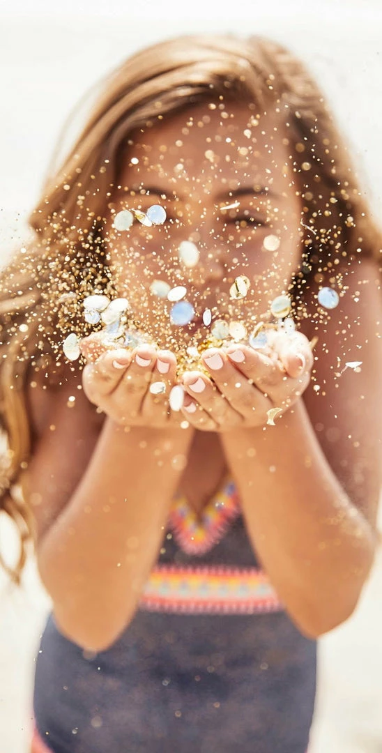 PilyQ Kids Sparkle Denim Embroidered One Piece Swimsuit 4 PilyQ Kids Sparkle Denim Embroidered One Piece Swimsuit