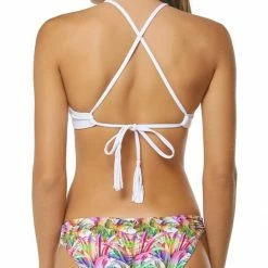 PilyQ Lanai Basic Ruched Full Cut Bikini Bottom Bikinis