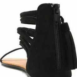 Footwear Qupid Shoes Archer Sandal In Black ARCHER-166 Black