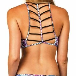 Raisins Stolen Heart Strappy Cocoa Beach Bikini Bottom W711551-PUR