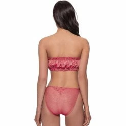 PQ Swim Remi Ruched Bandeau Top In Arcadia Bikinis