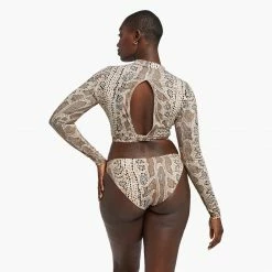 Swimsuits Vitamin A Remy Rashguard- Mojave Snake
