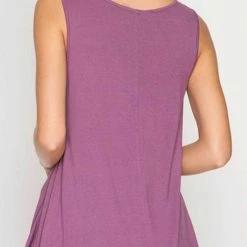 She + Sky Sleeveless Top With Braided Cutout Detail SL5262 Bikinis