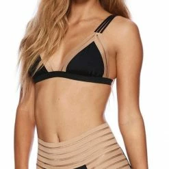 Beach Bunny Sheer Addiction Triangle Top Bikinis