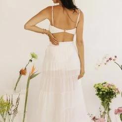 Akalia Swimwear Rania High Waist Maxi Skirt