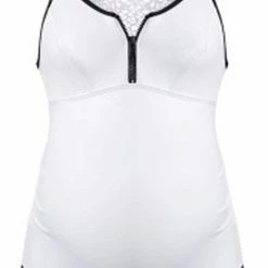 Cache Coeur Maternity Sydney One Piece In White BM179-WHT 8 Cache Coeur Maternity Sydney One Piece In White BM179-WHT
