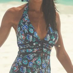 Almost Gone Tommy Bahama Folk V Neck One Piece TSW32810P-5862 One Piece Swimsuits 7 Almost Gone Tommy Bahama Folk V Neck One Piece TSW32810P-5862 One Piece Swimsuits