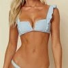 Blue Life Driftwood Bikini Top In Seaglass Stripe Bikinis