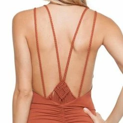 Tori Praver Mattie One Piece In Henna 1R18SOMTLM-HEN